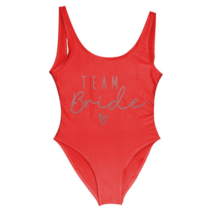 S-3XL Maillot de bain blanc une pièce Équipe de la mariée Maillot de bain de fête de célibataire pour femme Maillot de bain de poule Maillot de bain de piscine