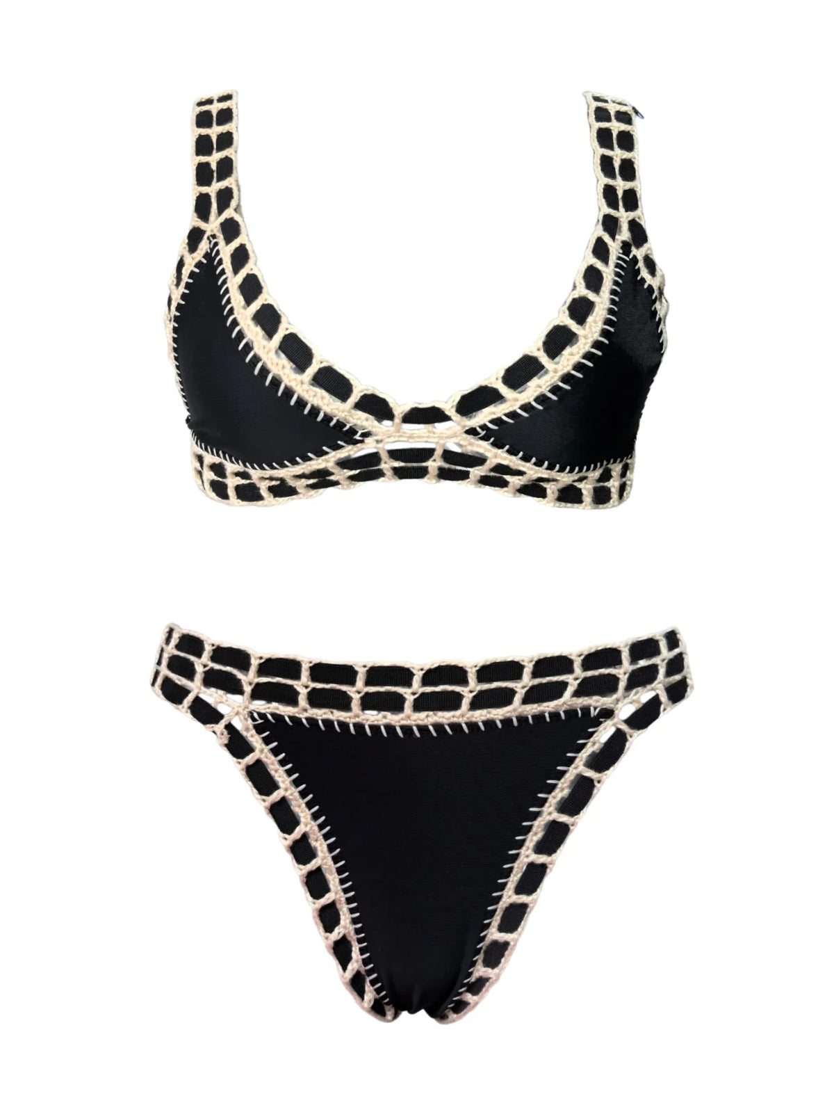 2026 Sexy Bikinis Summer Women Swimsuit Hand Crocheted Bikini Set Swimwear Beach Bathing Suit Biquini Female Monokini
