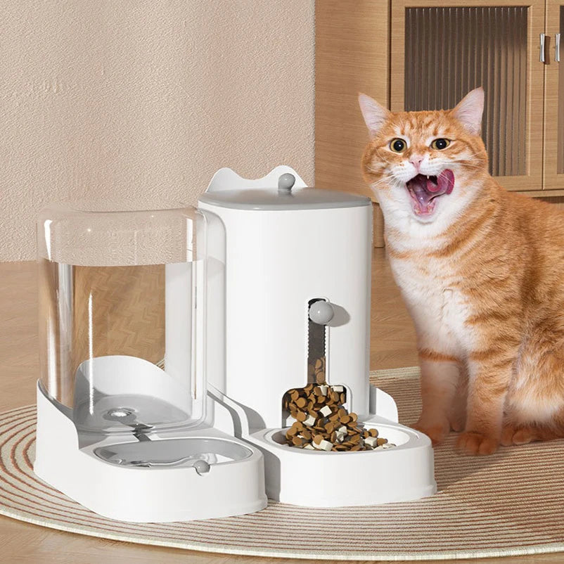 Nuovo distributore automatico di acqua per alimenti per gatti di grande capacità, fontana, bottiglia, ciotola, per cani, gatti, bevitore, alimentatore per cani, forniture per animali domestici