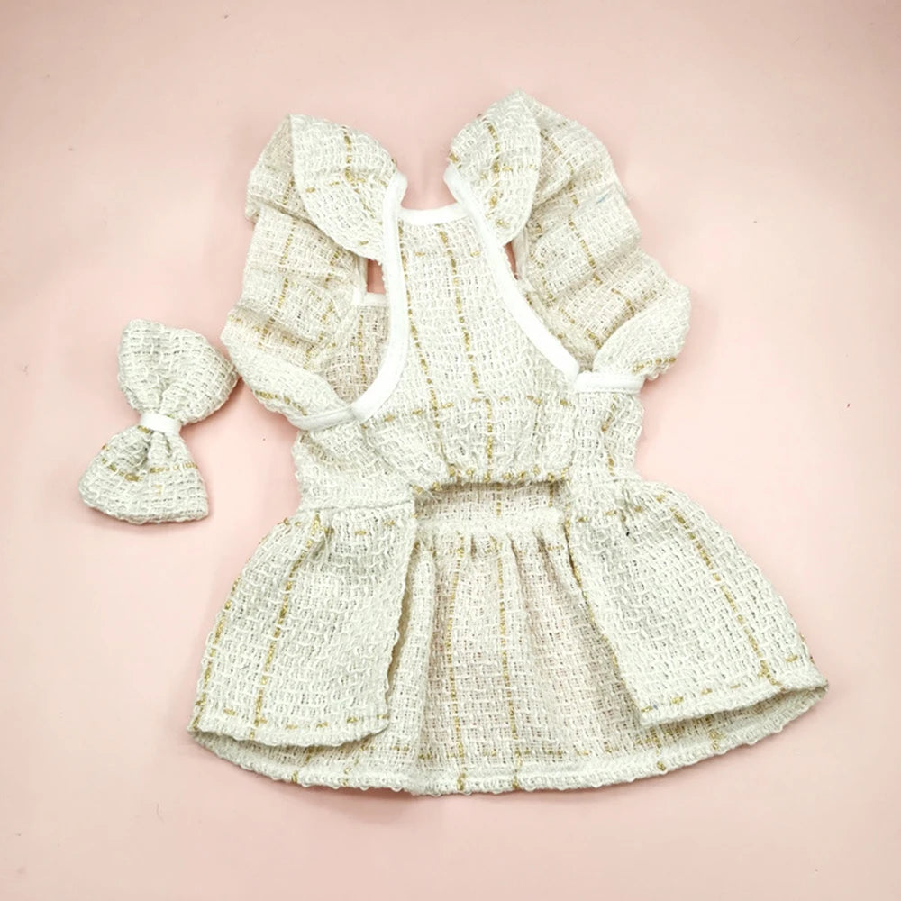 Pet Princess Style Dress nero bianco cane gatto gonna estate comoda gonna a fiocco per cani di piccola e media taglia forniture per animali domestici