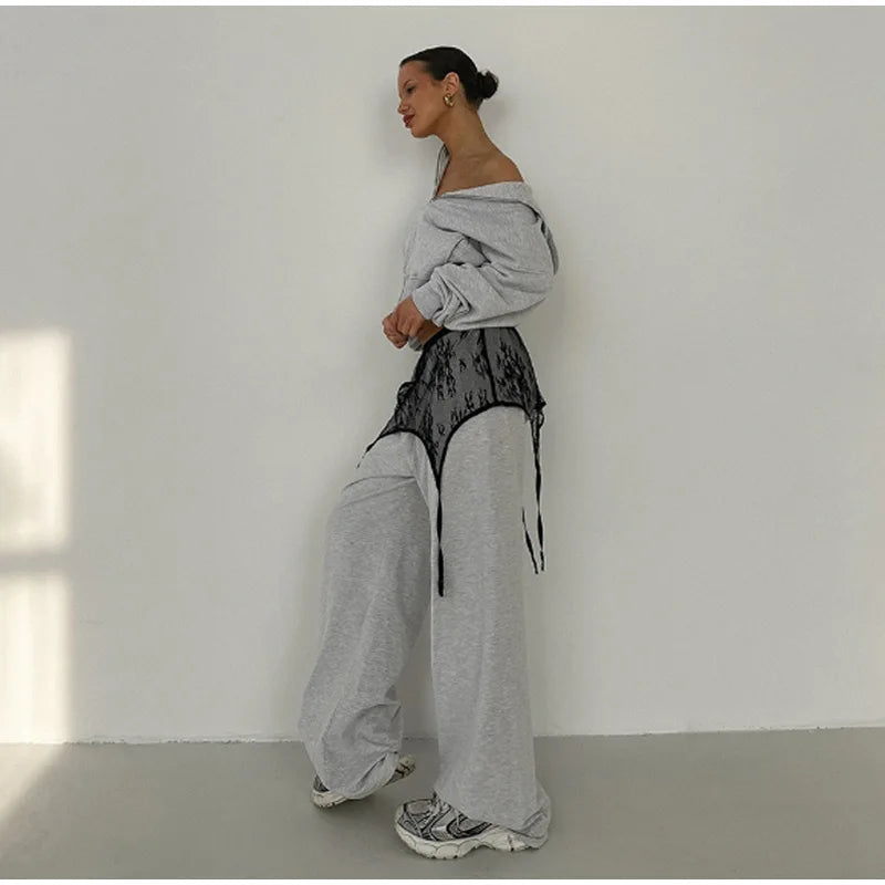 Accessorio per la Vita in Pizzo Trasparente con Peplum Estensibile, Stile Y2K, Vita Alta, Top Finto a Strati, Moda Streetwear, Primavera 2026