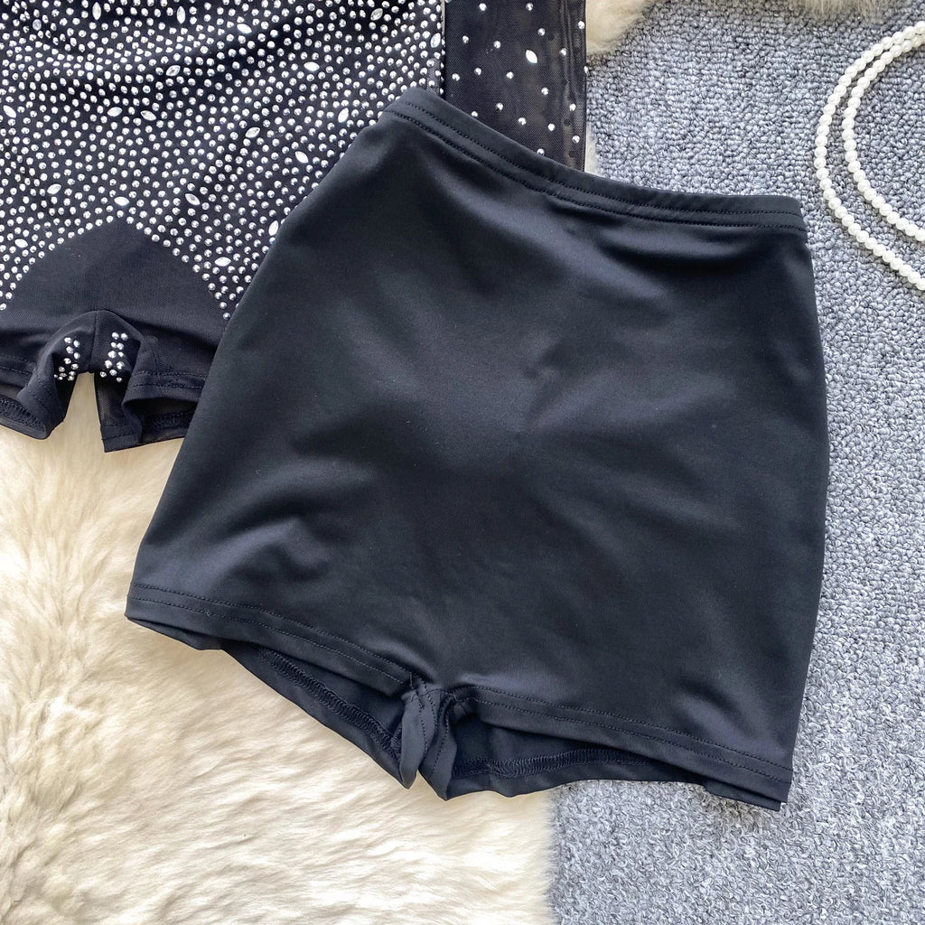 SINGREINY Estate Sottile Sheer Sexy Body Manica Lunga Cerniera Con Pantaloncini Design Pagliaccetti Liste Streetwear Donna Maglia Tute