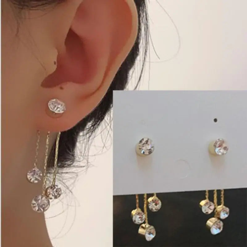 925 Ago D'argento Coreano Moda Perla Nappa Orecchini Per Le Donne Gioielli 2024 di Tendenza delle Nuove Donne di Lusso Zircone Orecchini di Perle