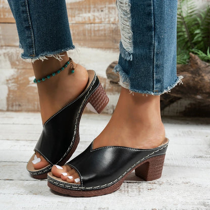 Damensandalen Sommer 2025 High Heels Sandalen Damen Peep Toe Schuhe Damen Sommerschuhe Damen High Heel Hausschuhe Luxus High Heel Schuhe