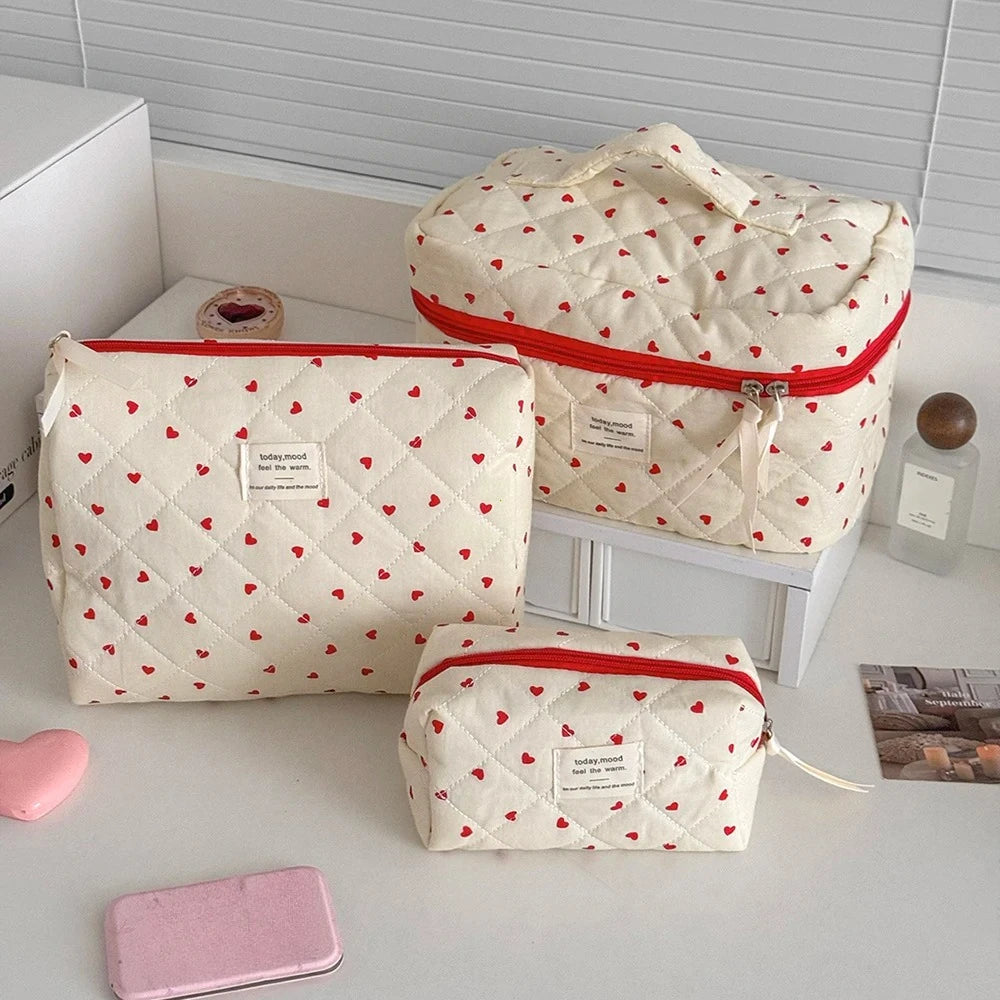 Fashion Ins Black Flower Borse trapuntate da donna Borsa da viaggio Organizer Custodia per trucco cosmetico Borsa tote portatile con cerniera