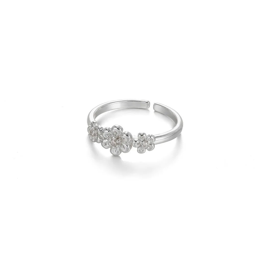 Anelli con fiori grandi esagerati in acciaio inossidabile per le donne Anello da dito con girasole color oro Regalo di gioielli estetici di moda femminile