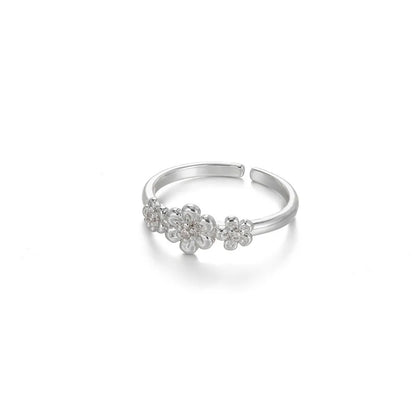Anelli con fiori grandi esagerati in acciaio inossidabile per le donne Anello da dito con girasole color oro Regalo di gioielli estetici di moda femminile
