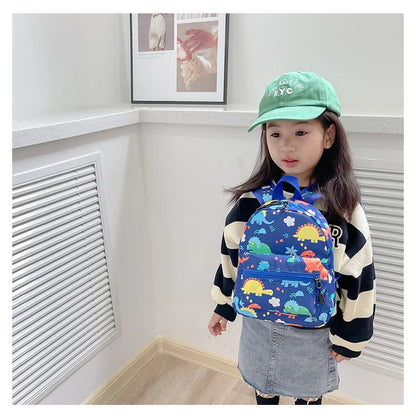 Zaini per bambini Zaini per dinosauri dei cartoni animati per bambini Trendy Impermeabile Asilo Scuola primaria Studente Bookbag Ragazzi Ragazze