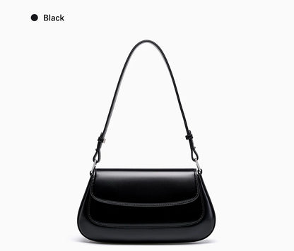 Borse di lusso Zency per donna, in vera pelle, stile francese, borsa a tracolla estiva da donna, borsa a spalla, borsa a tracolla sottobraccio.