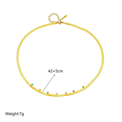 DIEYURO Collana a catena di perle con perline geometriche in acciaio inossidabile 316L per le donne Nuove ragazze punk girocollo spesso gioielli regali per feste