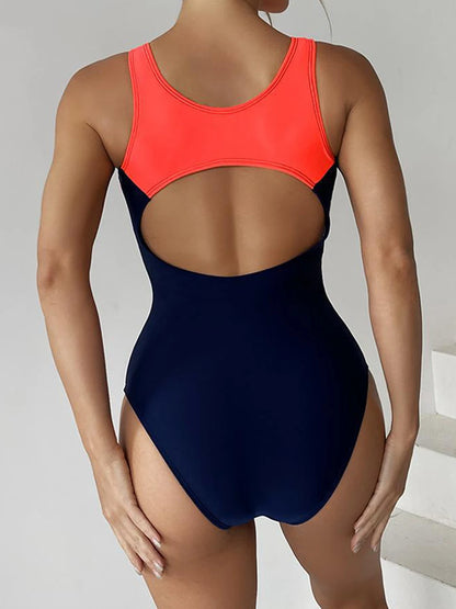 2025 Print One Piece Swimsuit Women Sports Bodysuit Backless Swimwear Summer Female Bathers Bathing Swimming Monokini Beachwear