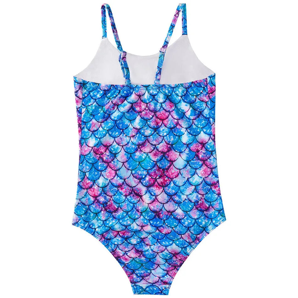 Costume da bagno a sirena per bambini costume da bagno intero per ragazze costume da bagno intero per ragazze Hot Spring Sling costume da bagno ad asciugatura rapida per sport acquatici