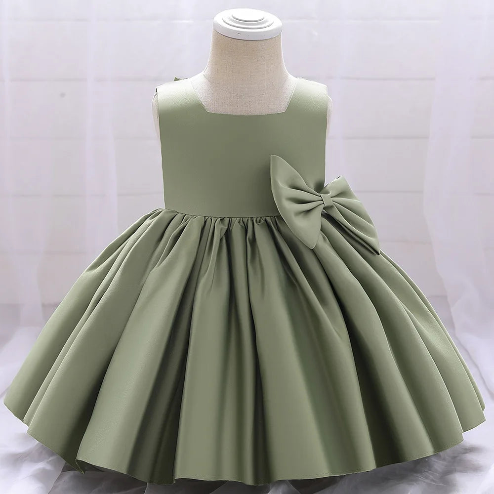 Fiore neonate matrimonio compleanno Bownot abiti abbigliamento bambino bambini principessa abito da ballo abito Costume abiti per 1-10 anni