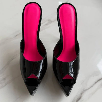 Sandali Estivi da Donna 2026 con Punta Aperta e Tacco a Spillo, Eleganti Scarpe da Ballo e da Cerimonia