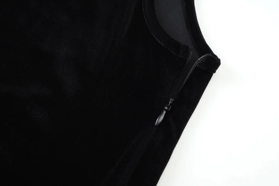 AS AW26 Abito in velluto con tasche laterali + Maglione basic a collo alto in jersey