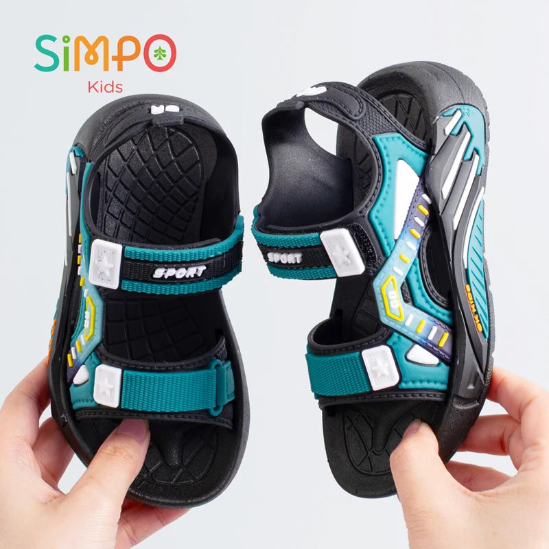 Sommersandalen für Kinder, lässige Strandschuhe mit weicher Sohle für Grundschüler Jungen und Mädchen (Unisex)