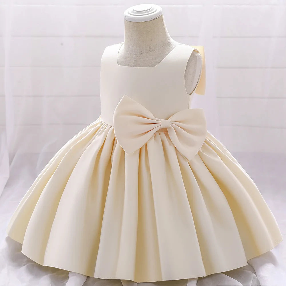 Fiore neonate matrimonio compleanno Bownot abiti abbigliamento bambino bambini principessa abito da ballo abito Costume abiti per 1-10 anni