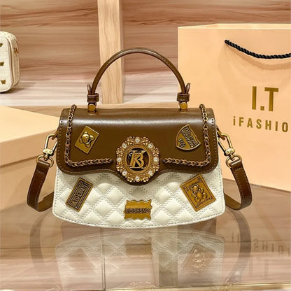 Borsa da donna designer brand handbag women's 2024 new spring/summer high-end texture single shoulder crossbody