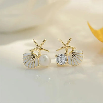Nuovi orecchini a bottone in argento antico con personalità di conchiglia stereo gotica per uomo donna Ognissanti gioielli punk regalo accessorio per le vacanze