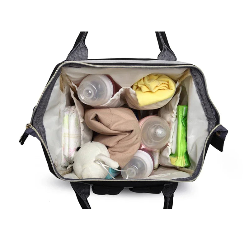 Lequeen mummia maternità borsa per pannolini zaino borsa per pannolini borsa per passeggino di grande capacità zaino per pannolini da viaggio per la cura del bambino