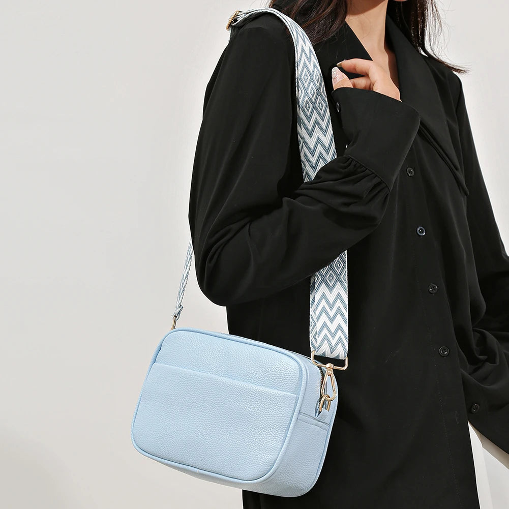 Borsa da donna di moda borse a tracolla in pelle di marca di lusso per borse a tracolla da donna 2024 borsa a mano di design Tote a tracolla in tinta unita