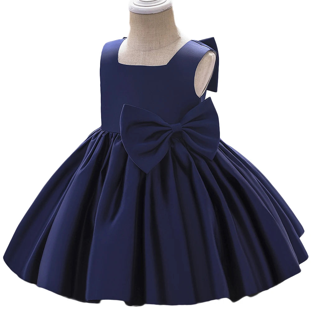 Blumen Baby Mädchen Hochzeit Geburtstag Schleife Kleider Kinder Kleidung Prinzessin Ballkleid Anzug Kostüm Kleider für 1-10 Jahre