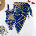 Summer Sexy Print One Piece Swimsuits Closed Female Swimwear Push Up Body Women's Swim Wear Bathing Suits Beach Pool Bather 2026