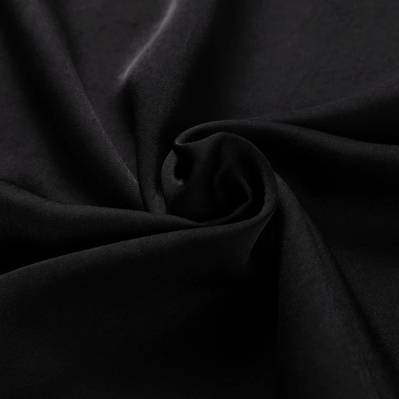 Abito Lungo Sexy Senza Maniche con Nastro, Elegante Vestito da Donna Slim in Raso con Schiena Scoperta e Lacci, Abito da Festa alla Moda 2026, Tinta Unita, per Vacanze, da Donna
