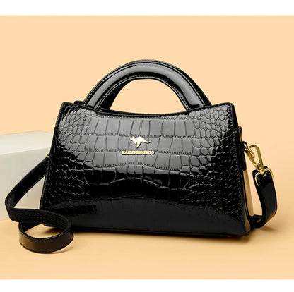 KAIDIFEINIROO Kangaroo Marca Alligator Pu Borsa a tracolla in pelle a tracolla Pochette Borse a mano per la madre Piccole borse da donna Nuovo