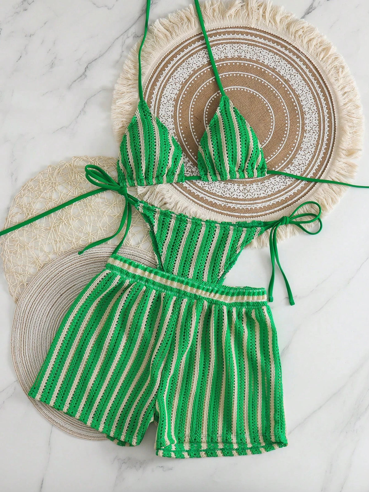 Sexy Bikini 2026 Women 3 Pieces Swimwear Female High Waist Swimsuit Orange Bathers Swimming Bathing Swim Suit Summer Beachwear