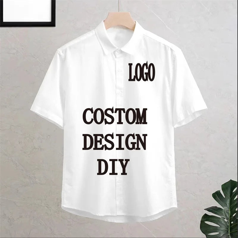 Camicia da uomo con risvolto estivo a maniche corte motivo hawaiano personalizzato stampa 3D lavoro casual quotidiano vacanza design confortevole