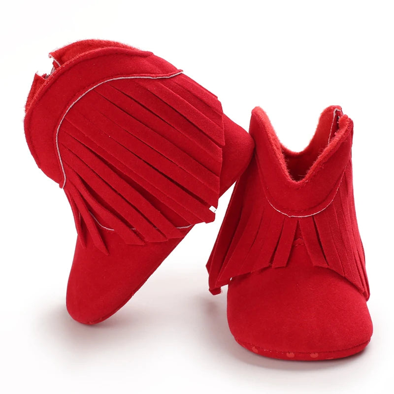 Calzature per bambini Stivali Neonati Prewalker Per Unisex Neonati maschi Ragazze Inverno Tenere al caldo Mocassini Nappa Calzature Scarpe 0-18M