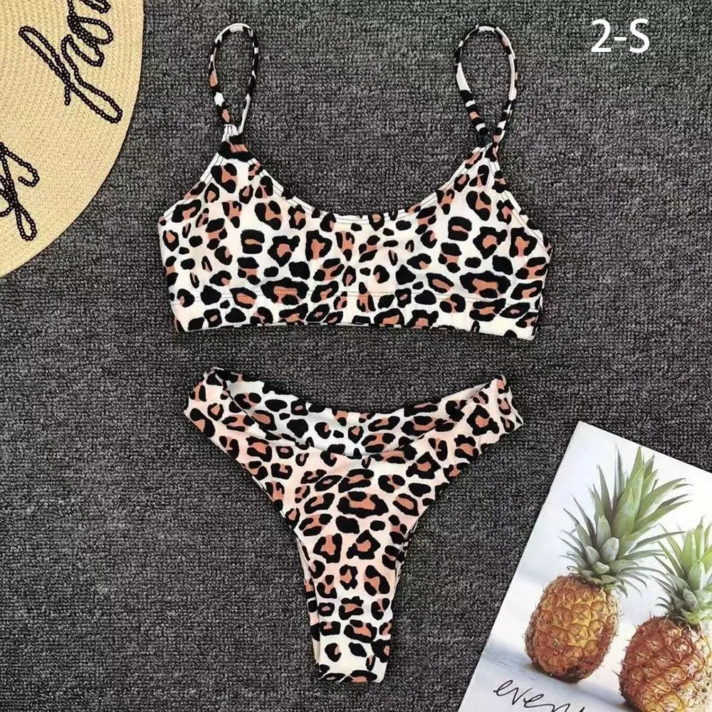 New Sexy Bikini Solid Swimsuit Women Swimwear Push Up Bikini Set Brazilian Bathing Suit Summer Beach Wear Swimming Suit