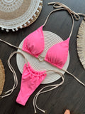 2026 Micro Bikinis Push Up Damen Bademode Sexy Brazilian Bikini Set Tanga Biquini Print Badeanzug Sommer Strandkleidung