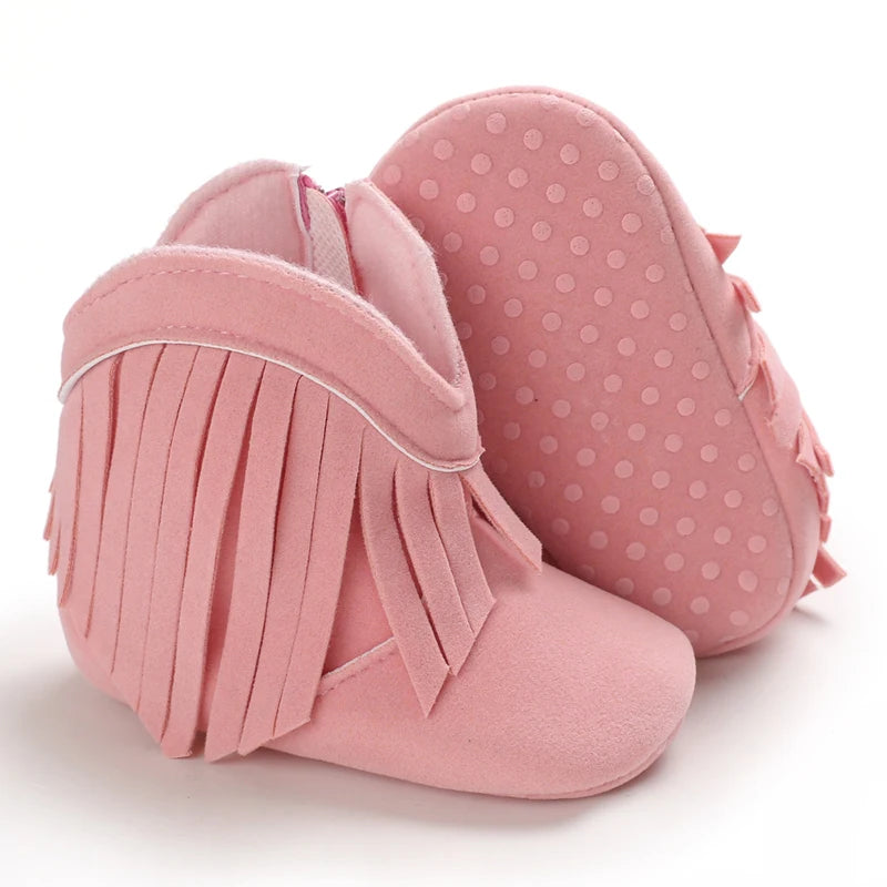 Calzature per bambini Stivali Neonati Prewalker Per Unisex Neonati maschi Ragazze Inverno Tenere al caldo Mocassini Nappa Calzature Scarpe 0-18M