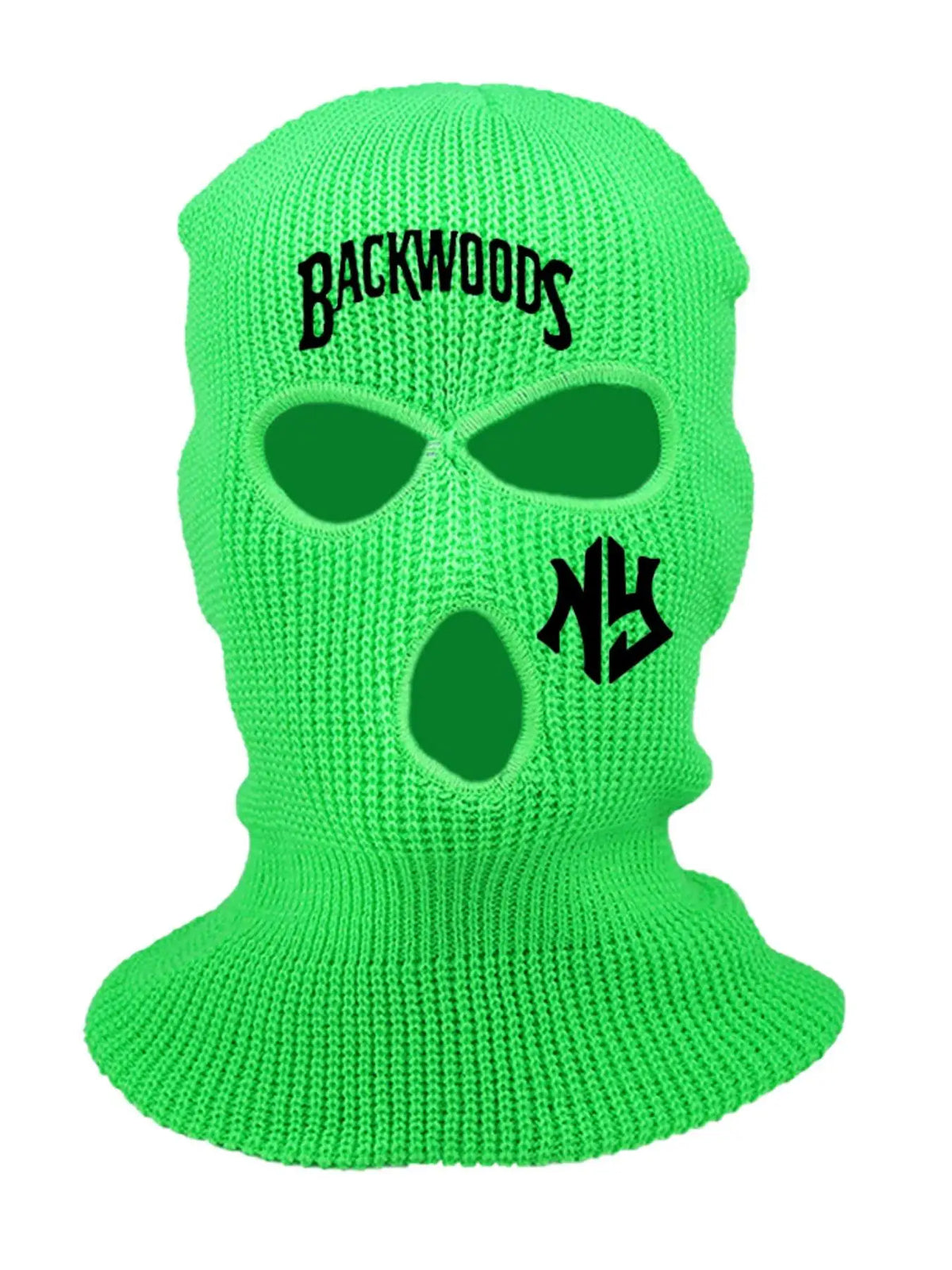 1/2PC 3 fori Halloween divertente cappello lavorato a maglia maschera da sci a pieno facciale passamontagna invernale caldo lavorato a maglia maschera a pieno facciale sport all'aria aperta