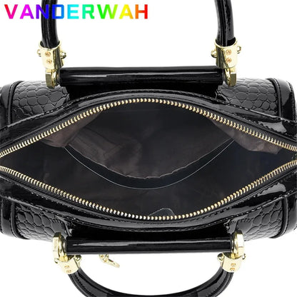 Borse di lusso in morbida pelle Borse da donna Designer 3 strati Borsa a tracolla con tracolla Sac Borsa da donna per lo shopping di grande capacità