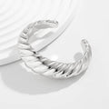 Mode Übergroße unregelmäßige Armbänder für Damen Simple Hip Hop Rock Persönlichkeit Kunststoff Manschette Armreif Trendiger Schmuck