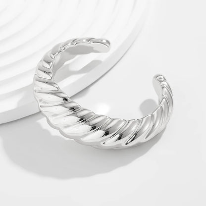 Bracelets irréguliers exagérés de mode pour femmes, simples, Hip Hop, Rock, personnalité, manchette en plastique, bijoux tendance