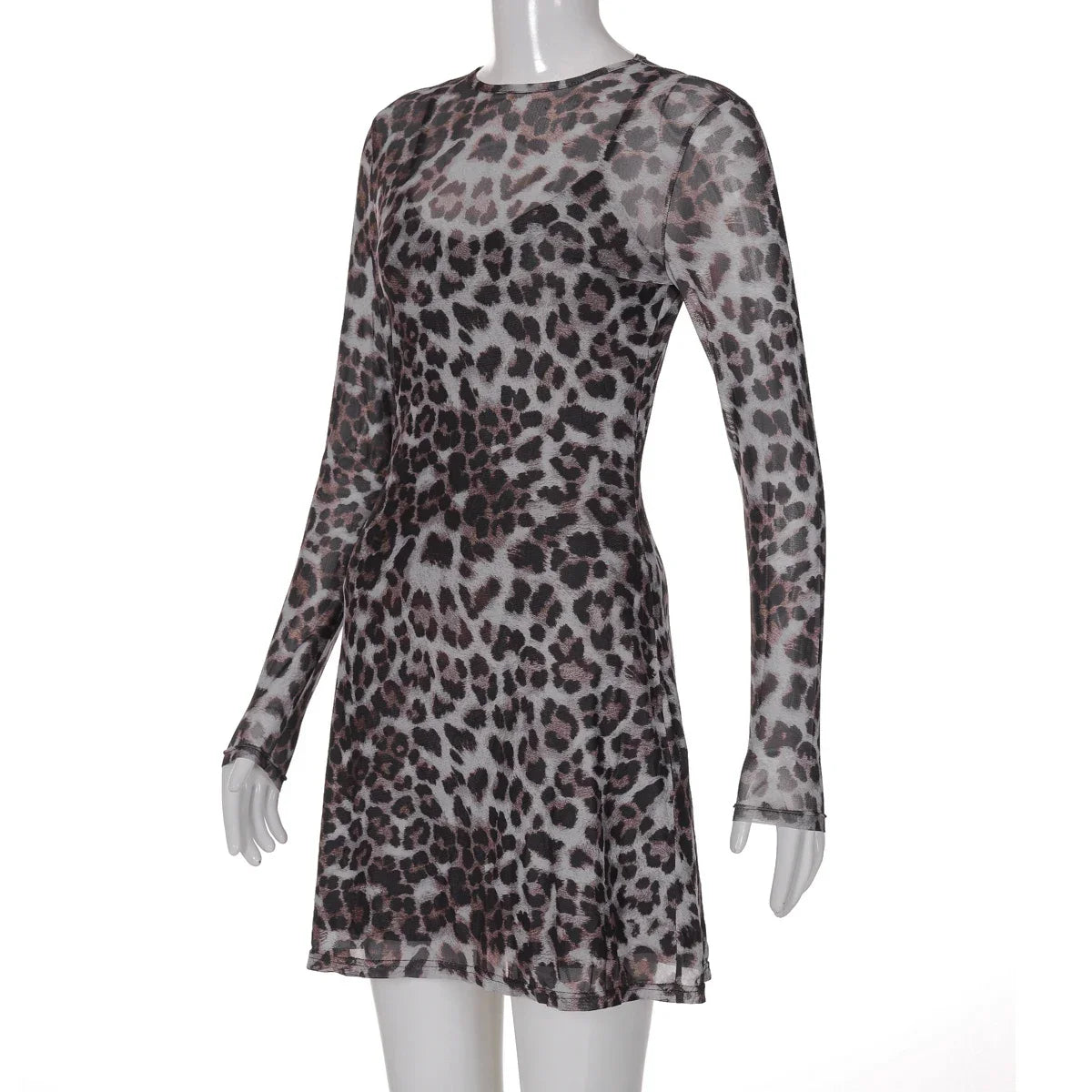 2024 Fashion Leopard Print slip scollo a V Patchwork Sexy Bodycon Maxi Dress autunno donna Casual Y2K Outfits Vacation Club