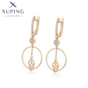Xuping Gioielli Fascino Vendita calda Trendy Color oro placcato 19 cm Bracciale a catena a mano per le donne Moda regalo squisito X000925432
