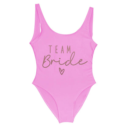 S-3XL Maillot de bain blanc une pièce Équipe de la mariée Maillot de bain de fête de célibataire pour femme Maillot de bain de poule Maillot de bain de piscine