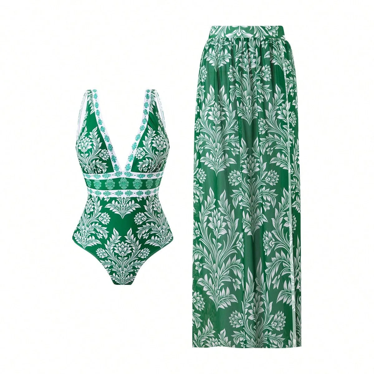 Costume da bagno floreale con stampa floreale con volant monospalla blu Set copricostume singolo micro monokini costumi da bagno sexy per ragazze Summer Beach