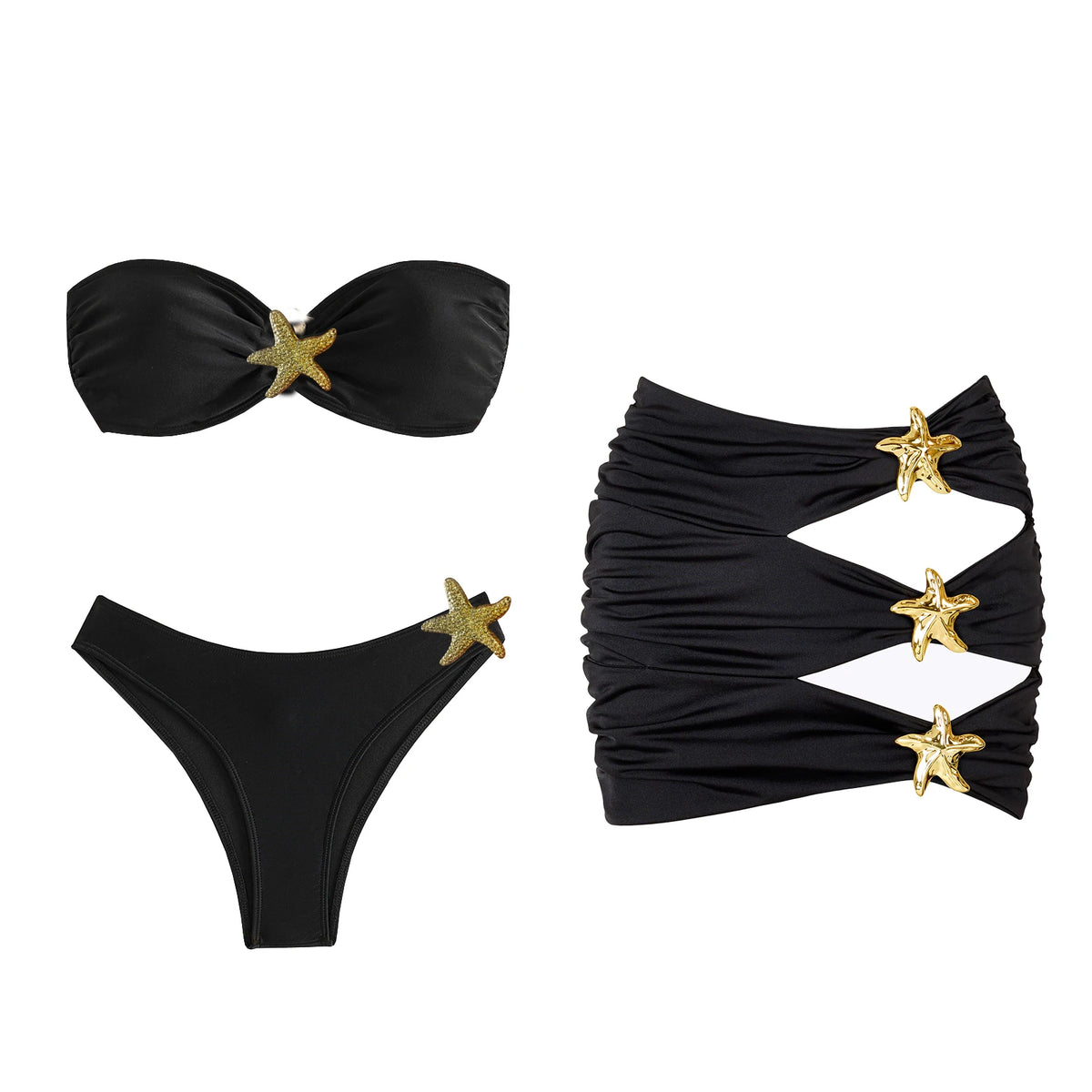 Bikini con scollo a V donna nuovo costume da bagno con volant bikini rosso set costumi da bagno con scollo all'americana biquini a gamba alta costumi da bagno da spiaggia a vita alta