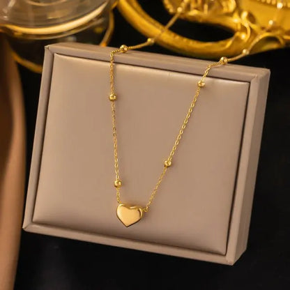 Squisito micro intarsiato zircone farfalla nappa collana per le donne gioielli girocollo in acciaio inossidabile luna farfalla fiore clavicola