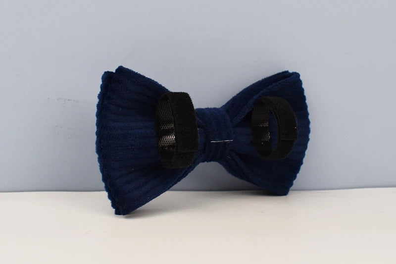 Set di collare e guinzaglio per cani in velluto a coste blu violaceo, con targhetta personalizzata incisa, accessori per animali domestici, guinzaglio per cani in velluto a coste17