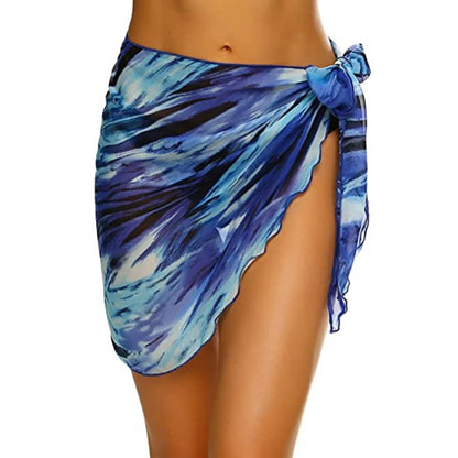 Chiffon Womens Sarongs Wrap gonna Coverups Wrap Sheer Chiffon costume da bagno sciarpa Cover Short sarong Beach Short Cover Beach Bikini
