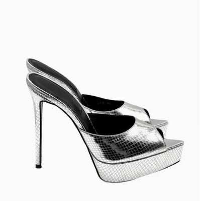 Sandali Estivi da Donna 2026 con Punta Aperta e Tacco a Spillo, Eleganti Scarpe da Ballo e da Cerimonia