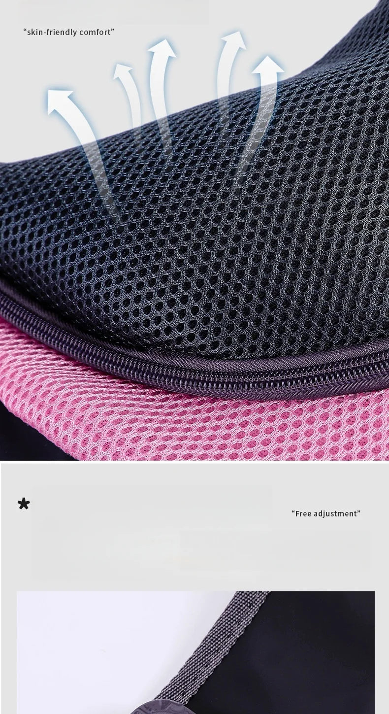 Zaino per animali domestici, borsa a tracolla portatile da viaggio, borsa a tracolla per esterni a mani libere adatta per forniture per animali domestici per gatti e cani