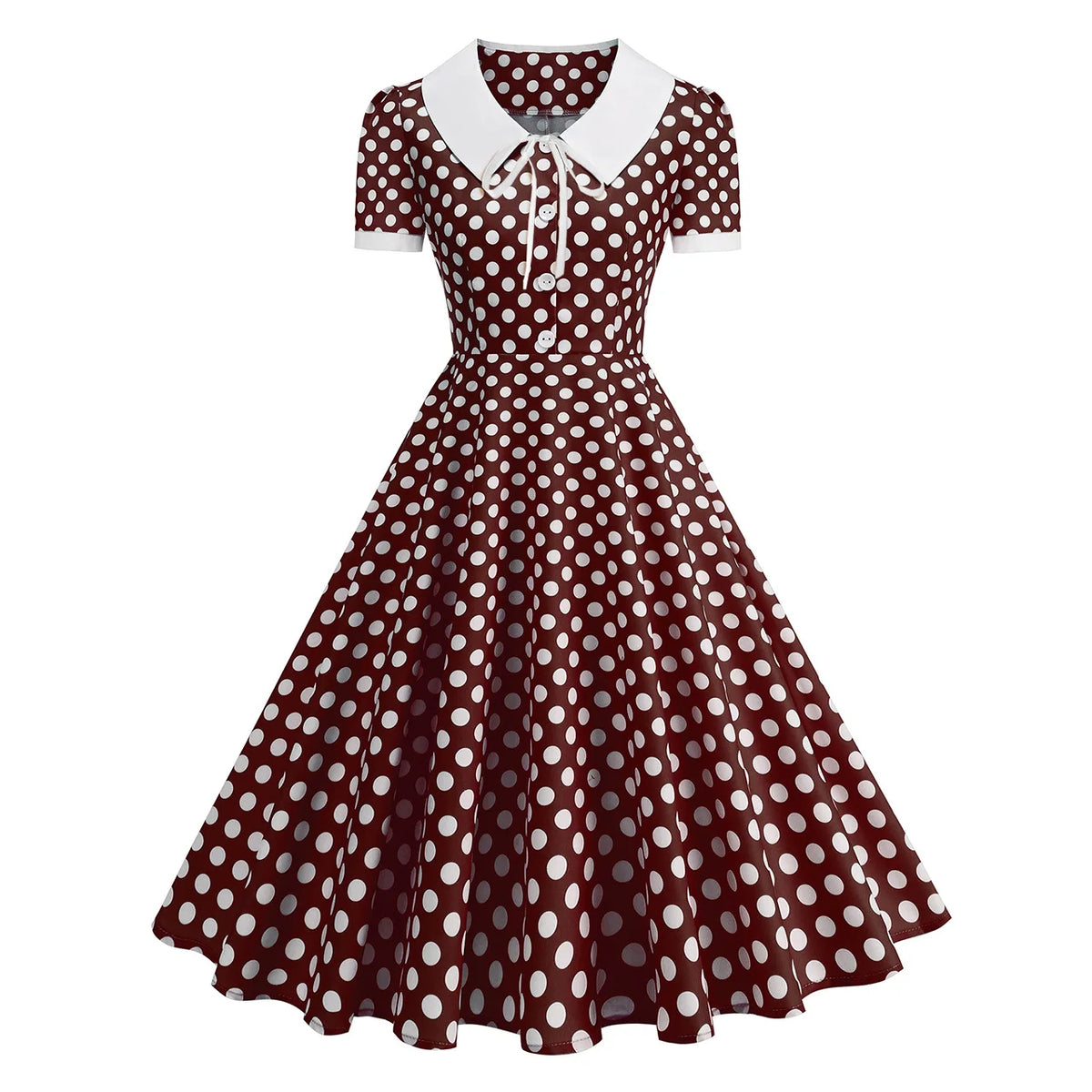 Plaid Vintage Office Lady Abiti estivi Donna 2026 Moda Retro 50s 60s 70s Swing Pinup Rockabilly Party Dress Robe Abiti